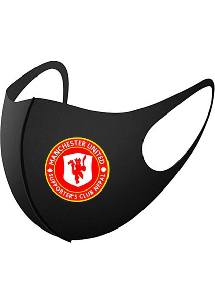 Manchester United Yüz Maskesi Siyah Unisex Yıkanabilir ve Yeniden Kullanılabilir Kore Tarzı Anti-Toz Moda Yumuşak Buz Ipek Pamuk (Yurt Dışından) indirimleri
