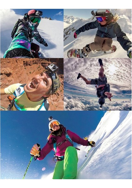 Gopro Için Elastik Kafa Kayışı Go Pro Kamera Için Kaymaz Ayarlanabilir Kemer Montajı (Yurt Dışından) fiyatları