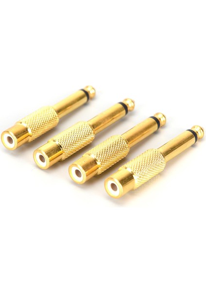 10 Adet Rca Dişi Jack 6.35MM Mono Erkek Tak Ses Adaptörü Konnektörü Sıcak Satış (Yurt Dışından)