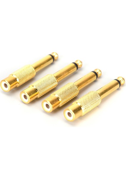 10 Adet Rca Dişi Jack 6.35MM Mono Erkek Tak Ses Adaptörü Konnektörü Sıcak Satış (Yurt Dışından)