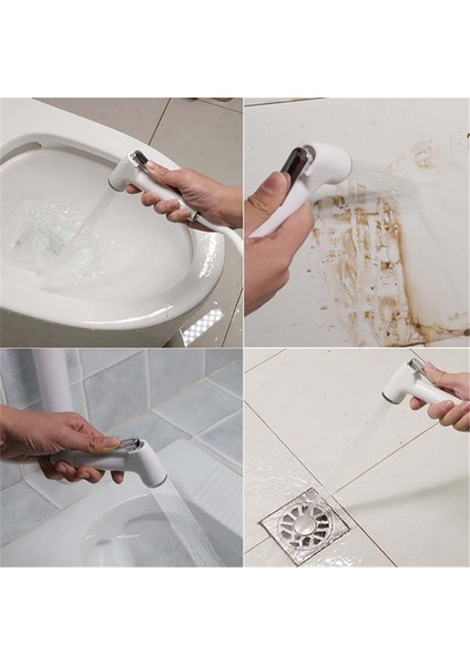 Adet El Tuvalet Bide Musluk Duş Püskürtücü El Bide Musluk Banyo El Püskürtücü Duş Başlığı Kendi Kendini Temizleme Araçları (Yurt Dışından) fiyatları