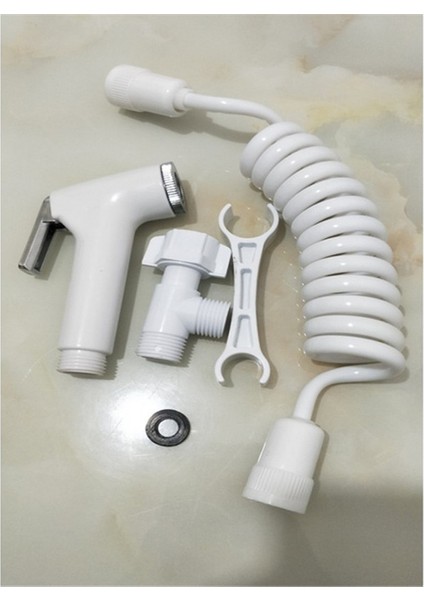 Adet El Tuvalet Bide Musluk Duş Püskürtücü El Bide Musluk Banyo El Püskürtücü Duş Başlığı Kendi Kendini Temizleme Araçları (Yurt Dışından) fırsatları