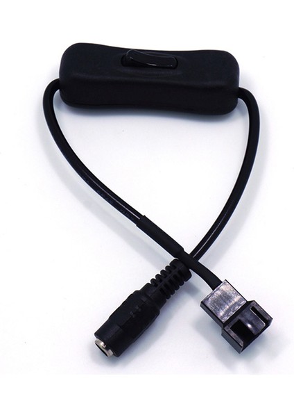 Bakır Dc 5521 - 4pin Pwm Bilgisayar Pc Yönlendirici Fan Güç Anahtarı Adaptör Kablosu 12 V (Yurt Dışından)
