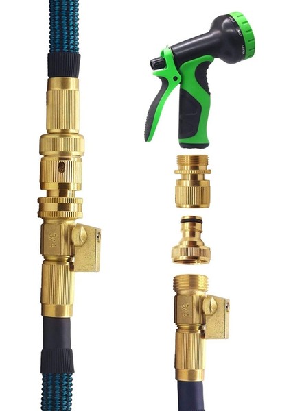Takım Bahçe Hortumu Hızlı Bağlantı 3/4 Inç Pirinç Bahçe Hortumu Bağlantısı ve Adaptörleri Su Hortumu Konnektörleri (Yurt Dışından) indirimleri