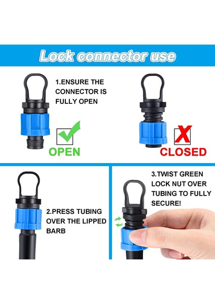 12 Adet Damla Sulama Boru Uç Kapağı Tapası 1/2 Inç Uç Kapağı Bağlantısı (Yurt Dışından) indirimleri