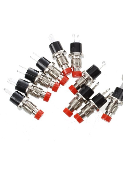 10 Adet Kırmızı Başlıklı Spst Anlık Mini Buton Anahtarı Dc 50V 0.3A (Yurt Dışından) modelleri