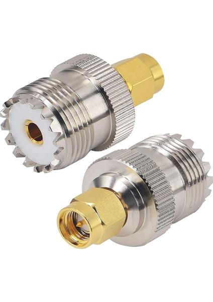 4 Adet Uhf Dişi SO-239 SO239 Jack - Sma Erkek Fiş Rf Koaksiyel Adaptör (Yurt Dışından)