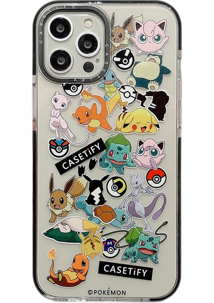 Hazır Stok Casetify Pokmon Yumuşak Silikon Tpu Kılıf iPhone Için 13 Pro Max 12 11 Pro Max Xr x Xs Max 7/8 Artı SE2020 12 Mini Moda Sanat Karikatür Darbeye Dayanıklı Şeffaf Kapak (Yurt Dışından) fiyatları
