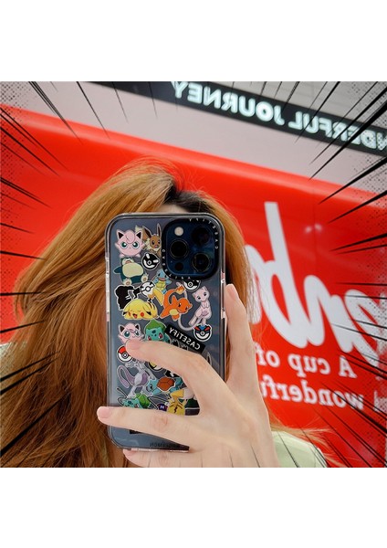 Hazır Stok Casetify Pokmon Yumuşak Silikon Tpu Kılıf iPhone Için 13 Pro Max 12 11 Pro Max Xr x Xs Max 7/8 Artı SE2020 12 Mini Moda Sanat Karikatür Darbeye Dayanıklı Şeffaf Kapak (Yurt Dışından) fırsatları