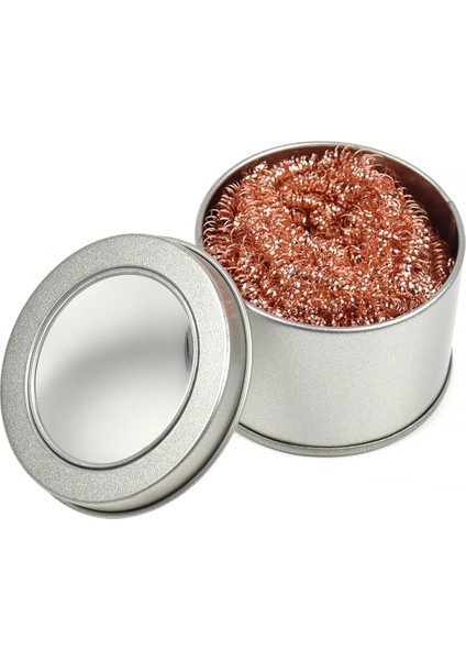 Toolour Elektrikli Havya Ucu Temizleyici Temizleme Çelik Tel Standı ile Yardımcı Kaynak Aksesuarları Tamir Lehim Aracı (Yurt Dışından)