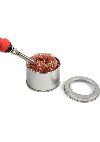 Toolour Elektrikli Havya Ucu Temizleyici Temizleme Çelik Tel Standı ile Yardımcı Kaynak Aksesuarları Tamir Lehim Aracı (Yurt Dışından) fırsatları