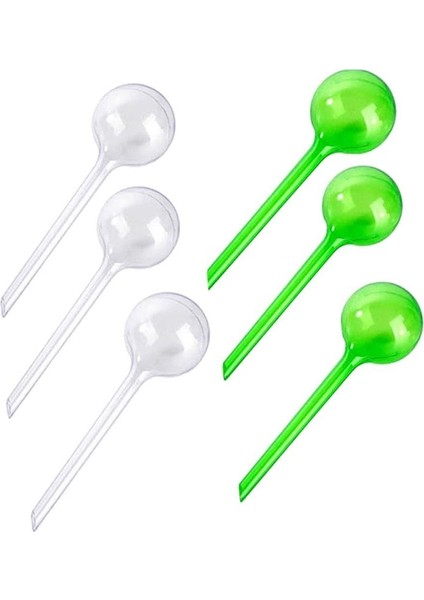 Beerıs 6 Adet Bahçe Sulama Küresi Otomatik Sulama Küresi Bitki Kendinden Sulama Ampul (Şeffaf ve Yeşil) (Yurt Dışından) indirimleri