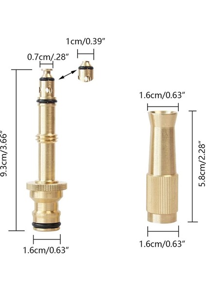 Musluk Hortum Nozulu, Hızlı Bağlantılı Ayarlanabilir Büküm Hortum Nozulu, Bahçe Hortumları Için Nozullar, Araba Yıkama Püskürtme Nozulu (Yurt Dışından) indirimleri