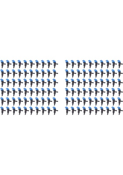 120 Adet Sulama Damla Verici Bahçe Bayrağı Sulama Damlatıcı, Ağaçlar ve Çalılar (Mavi Siyah, 2gph) (Yurt Dışından)