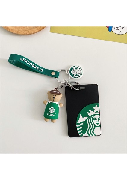 Starbucks Kartlık Transfer Kartı Anaokulu Kapı Kartı Kapağı Silikon Koruyucu Ecover Anahtarlık (Yurt Dışından) fiyatları