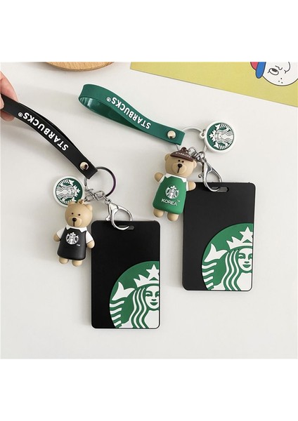 Starbucks Kartlık Transfer Kartı Anaokulu Kapı Kartı Kapağı Silikon Koruyucu Ecover Anahtarlık (Yurt Dışından) modelleri