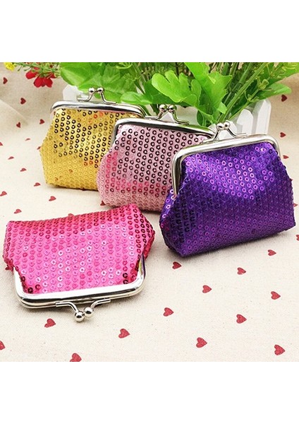Kadın Madeni Para Cüzdanı Simli Kullanışlı Tokalı Mini Cüzdan (Yurt Dışından) modelleri