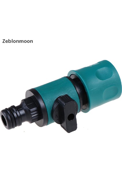[moon] Hızlı Bağlantılı Plastik Vana Bahçe Sulama Borusu Hortum Adaptör Anahtarı (Yurt Dışından)