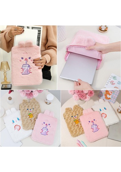 Peluş 11 Inç Tablet Kılıfı iPad Koruyucu Kılıf Için Taşınabilir Dizüstü Bilgisayar Tutucu Çanta (Yurt Dışından)
