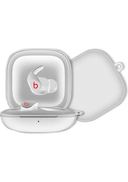 Beats Fit Pro Kulaklık Kutusu Için Uygun Kablosuz Bluetooth Koruyucu Tpu Şeffaf Yumuşak Kulaklık Şarj Kutusu Kanca (Yurt Dışından) indirimleri