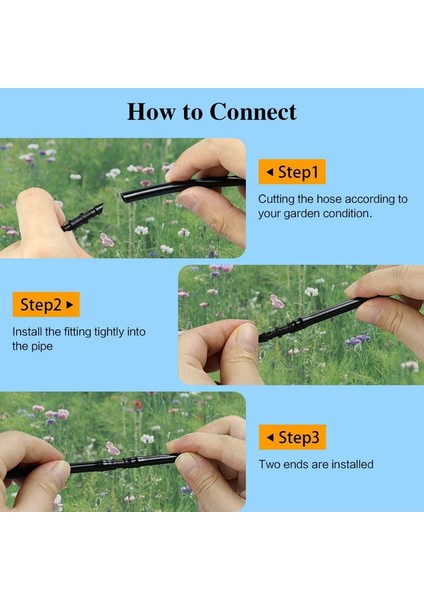 Icqurbt 70 Paket Damla Sulama Evrensel 1/4 Inç Dikenli Kaplin Bağlantı Parçası, 1/4 Inç Damlama Borusu Için Dikenli Konnektörler (Yurt Dışından) fırsatları