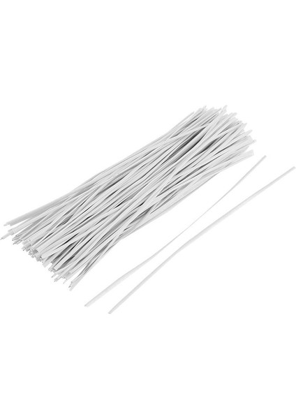 130 Adet Kablo Düzenleyici Bağlama Ambalaj Teli Büküm Bağları Beyaz 150X2.2MM (Yurt Dışından) fiyatları