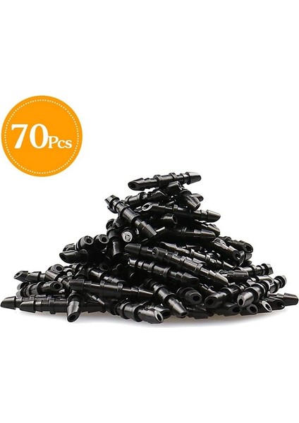 Ncanruı 70 Paket Damla Sulama Evrensel 1/4 Inç Dikenli Kaplin Bağlantı Parçası, 1/4 Inç Damlama Borusu Için Dikenli Konnektörler (Yurt Dışından) modelleri