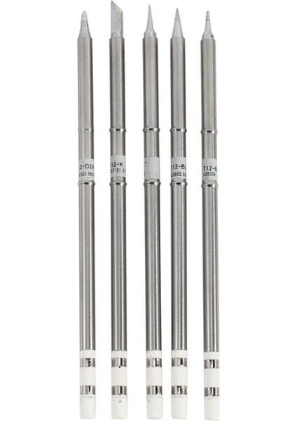 Jınmy-Hakko FX951 Bakon 950D Lehimleme Istasyonu Için 5 Adet T12 Serisi Havya Ipuçları (Yurt Dışından)