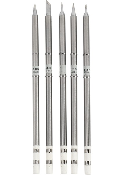Jınmy-Hakko FX951 Bakon 950D Lehimleme Istasyonu Için 5 Adet T12 Serisi Havya Ipuçları (Yurt Dışından)