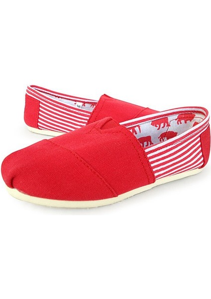 Toms Erkek&kadın Kanvas Ayakkabılar Lazy Loafer'lar Çift Ayakkabı Şerit (Yurt Dışından)