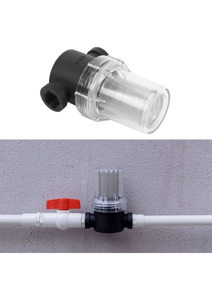 Sediment Için Bahçe Hortumu Filtresi-2x Bahçe Hortumu Filtre Eki-Siyah ve Şeffaf (Yurt Dışından) fırsatları