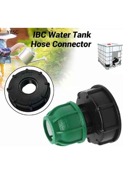 Yesc 20/25/32MM Ibc Adaptörü Su Musluk Bağlantısı Bahçe Su Boru Bağlantıları Ph (Yurt Dışından)