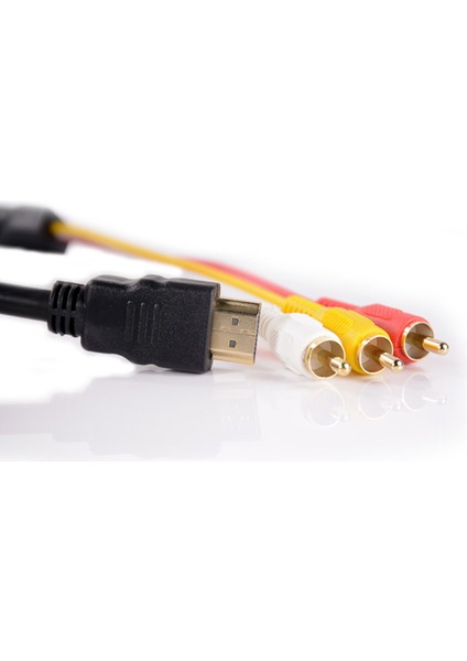 1080P Hdtv Için HDMI Erkek - 3 Rca Video Ses Av 1.5m Kablo Adaptörü (Yurt Dışından) fiyatları