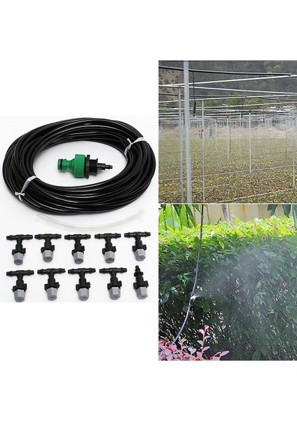 Panda Online 10 M Manuel Sulama Sulama Sistemi Yağmurlama Damla Püskürtme Sera Bahçe Temiz Meme Hortum Seti (Yurt Dışından) fiyatları