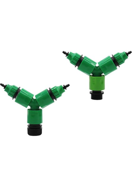 Adet 3 Yollu 4/7mm Hortum Ayırıcı Y Hızlı Bağlantı Damla Sulama Adaptörü (Yurt Dışından)