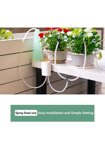 Ev Yağmurlama Sistemi-1 x Otomatik Sulama Pompası-Beyaz (Yurt Dışından) fiyatları