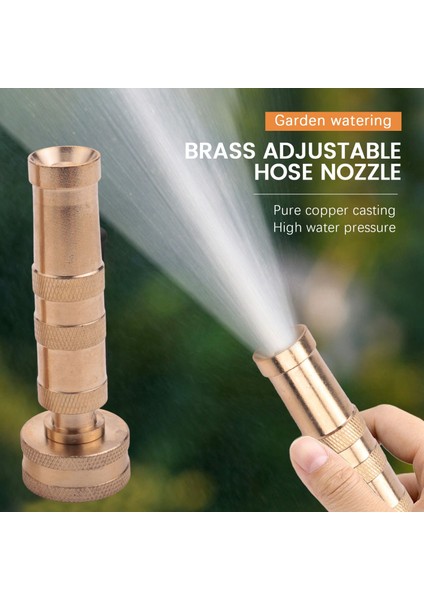 Ağır Hizmet Tipi Pirinç Ayarlanabilir Büküm Hortum Nozulu, 2 Paket, Bahçe Sulama Pirinç Hortum Nozulu (Yurt Dışından) fiyatları