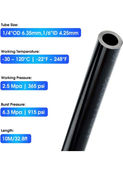 Bahçe Sulama-1 Rulo 10M /32,8ft Boş Dağıtım Borusu 10 x Slip-Lok Sisleme Nozulu Tee'leri 12 x Nozullar 1 x Fiş-Siyah (Yurt Dışından) modelleri