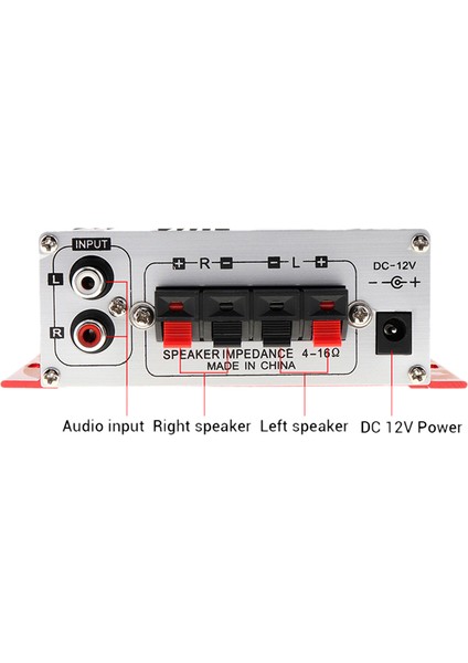 Hi-Fi Bas Ayarlama 12V Mini Oto Araba Stereo Amplifikatör 2 Kanal Ses Subwoofer (Yurt Dışından) modelleri