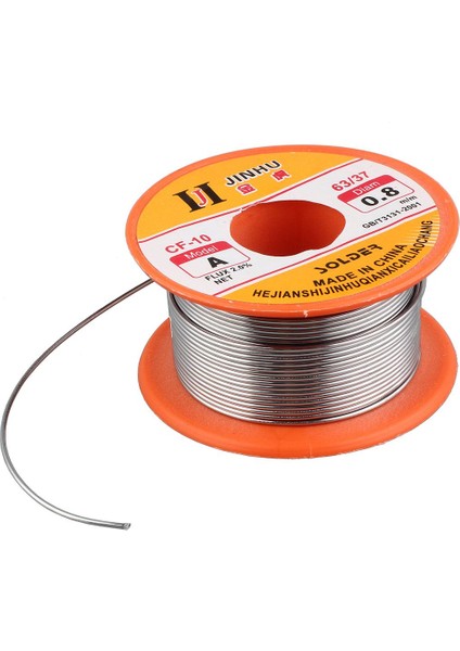 Jınhu 0.8mm 50G Kalay Tel Kalay Kurşun Eriyik Rosin Çekirdek Akı Lehim Lehimleme Kaynak Teli (Yurt Dışından)