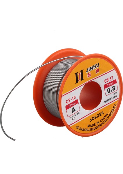 Jınhu 0.8mm 50G Kalay Tel Kalay Kurşun Eriyik Rosin Çekirdek Akı Lehim Lehimleme Kaynak Teli (Yurt Dışından) fırsatları