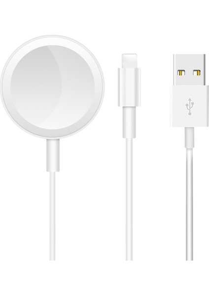 iphone Iwatch 1 2 3 4 Için Kablo Şarj Cihazı 2'si 1 Arada USB Qı Kablosuz Şarj Istasyonu (Yurt Dışından) modelleri