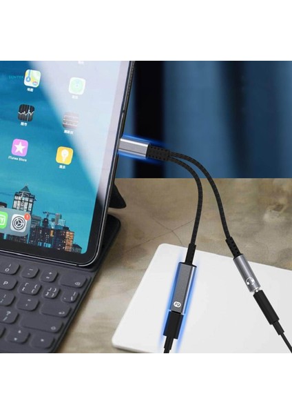 USB Tip C Kulaklık Adaptörü USB C Pd 3.0 Hızlı Şarj (Yurt Dışından) fiyatları