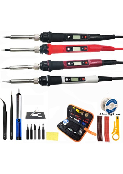 80W Dijital LCD Ekran Havya Sıcaklık Ayarlanabilir Elektrikli Lehimleme Istasyonu Kaynak Aracı 180-480C (Yurt Dışından) fırsatları