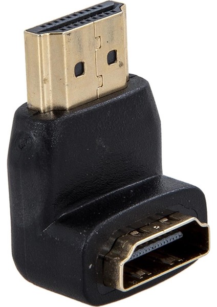 HDMI Dik Açı Erkek - Dişi Adaptör (Yurt Dışından)