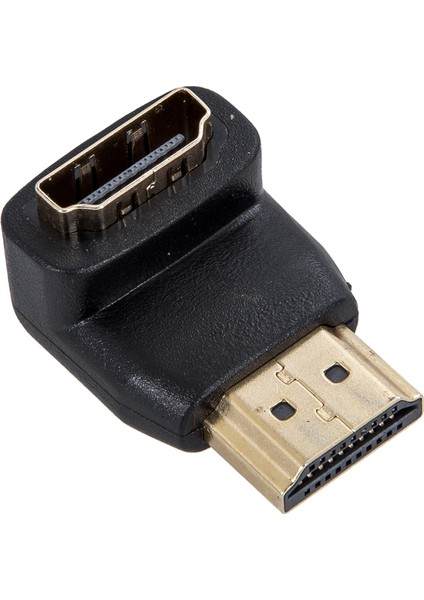 HDMI Dik Açı Erkek - Dişi Adaptör (Yurt Dışından)