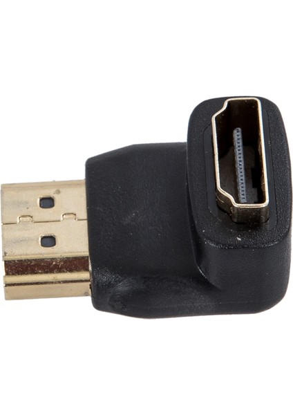 HDMI Dik Açı Erkek - Dişi Adaptör (Yurt Dışından)