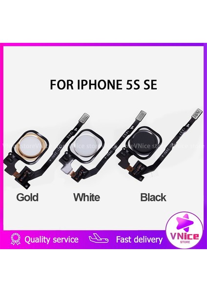 iPhone 5s Se 6 6s 7 8 Plus Için Ana Sayfa Düğmesi Flex Kablo ile Dokunmatik Kimlik Parmak Izi Yok Yedek Parçalar [ücretsiz Conta] (Yurt Dışından)
