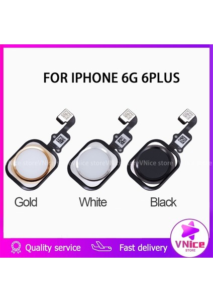 iPhone 5s Se 6 6s 7 8 Plus Için Ana Sayfa Düğmesi Flex Kablo ile Dokunmatik Kimlik Parmak Izi Yok Yedek Parçalar [ücretsiz Conta] (Yurt Dışından)