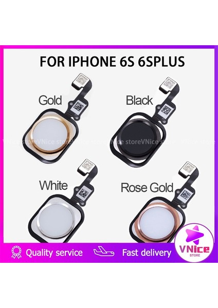 iPhone 5s Se 6 6s 7 8 Plus Için Ana Sayfa Düğmesi Flex Kablo ile Dokunmatik Kimlik Parmak Izi Yok Yedek Parçalar [ücretsiz Conta] (Yurt Dışından)